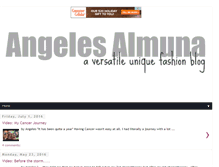 Tablet Screenshot of angelesalmuna.com